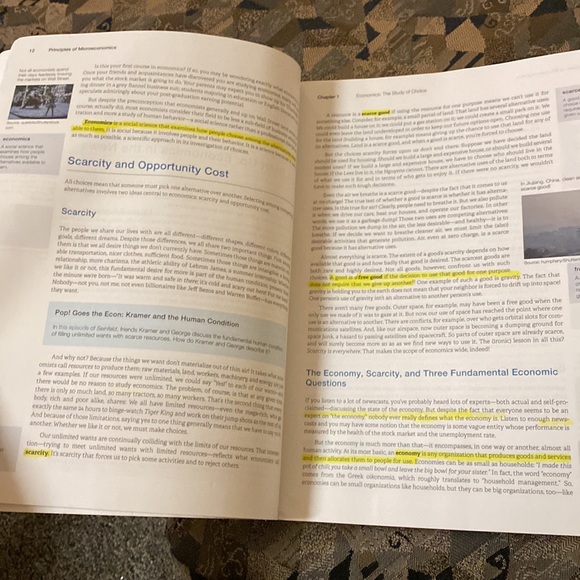 Principles of Microeconomics College Textbook - Picture 3 of 3